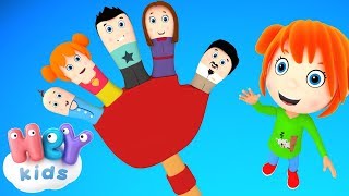 The Finger Family song for kids 🖐Daddy Finger Mommy Finger  more nursery rhymes by HeyKids [upl. by Derrik]