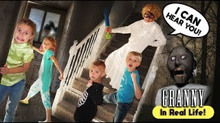 Grannys House Horror Game in REAL LIFE  The TANNERITES [upl. by Heywood888]