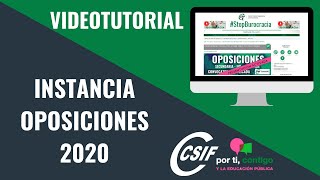 💚💚💚 Oposiciones Secundaria Andalucía 2020 Cómo rellenar la instancia y los destinos [upl. by Bird]