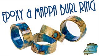 Mappa Burl and Epoxy Bent Wood Ring [upl. by Harmon]