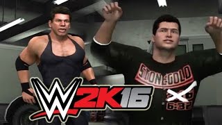 Vince McMahon vs Shane O Mac Backstage Brawl WWE 2K16 PS3 [upl. by Kaufmann550]