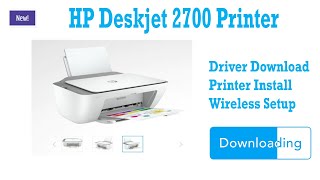 New HP Deskjet 2700 All in One Printer Driver amp Software Download ▼ [upl. by Adlecirg]