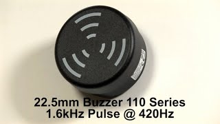 Werma 225mm Buzzer 110 Series with 8 Tones from AutomationDirect [upl. by Melantha956]