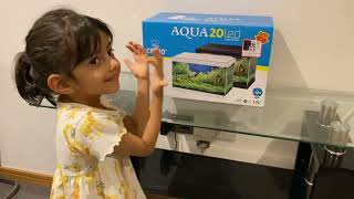 Setting Up Ciano Aqua 20 17L Aquarium [upl. by Earesed976]