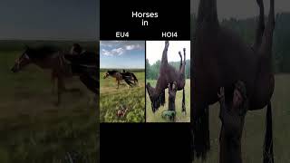 Horses In EU4 VS Horses In HOI4 [upl. by Troc]