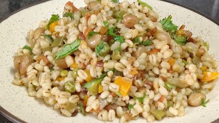 Barley Upma  Barley Upma recipe  how to make barley upma  healthy breakfast recipe  one pot meal [upl. by Janeta]