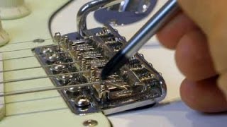 How To Set Up a Vintage Strat Six Bolts Screws Tremolo for Best Floating Performance [upl. by Trofmoc236]