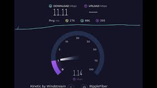 Kinetic Internet 1 Gig Internet speed test [upl. by Namdor529]