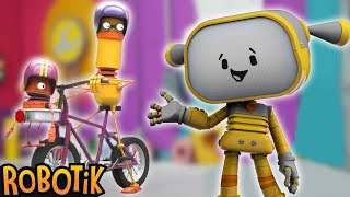 Robotik  Share Your Ride  Robot Cartoons For Kids [upl. by Mathias]