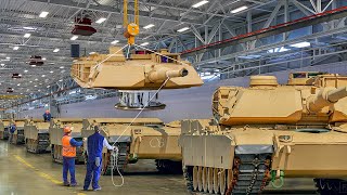 Inside Factory Rebuilding US Army’s Massive M1 Abrams [upl. by Allebasi796]