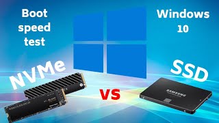 NVMe M2 vs SSD  Which is Faster  Real Time Boot Speed  Speed Test  Windows 10 Boot Loading Time [upl. by Ellehcit]