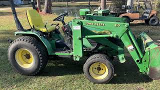 My new tractor John Deere 4100 Part 1  Walk Around Overview Specs amp Features [upl. by Aknahs]