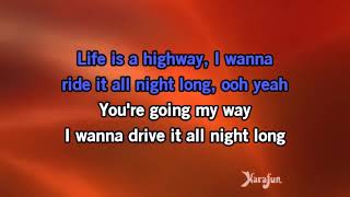 life is a highway high tone karaoke [upl. by Carbone]