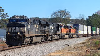 NS trains in Pell City AL 11311523 [upl. by Cantu]