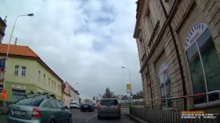 CZ Driving through Kladno Středočeský kraj Czech Republic April 2017 [upl. by Mary243]