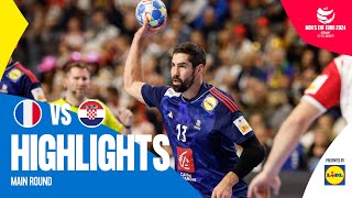 Thats why we call it a classic 😍  France vs Croatia  Highlights  Mens EHF EURO 2024 [upl. by Yrrok]