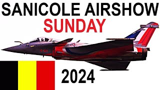 INTERNATIONAL SANICOLE AIRSHOW BELGIUM SUNDAY 22 SEPTEMBER 2024 [upl. by Ardeahp]