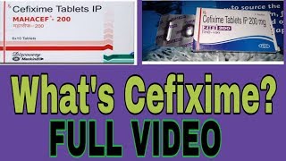 Cefixime 200 mg Tablet Use In HindiMahacef 200 mg Zifi 200 mgTaxim o 200 mg [upl. by Rramo]