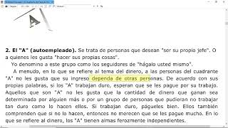 04 El Cuadrante del Flujo del Dinero Robert Kiyosaki [upl. by Capone7]