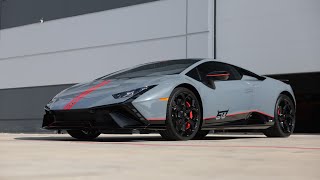 Lamborghini Huracan Tecnica 60th  Grigio Telesto  Full Wrap Ultimate  Veloce Autoworks  4K [upl. by Dnalyram]