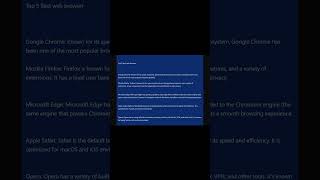 Top 5 Best web browser [upl. by Keven]