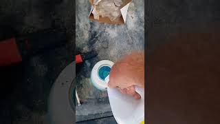 Chemical mixture for pretreating a patio plus before and after foamcannon diy pressurewash [upl. by Froma37]