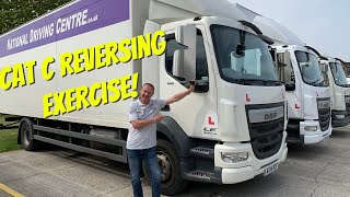 LGV  Class 2  Cat C  Reversing exercise DVSA test made simple [upl. by Ylsel]