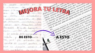 COMO MEJORAR LA LETRA No mas letra de doctor Tips que funcionan [upl. by Ronoc336]