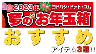 ヨドバシ夢のお年玉箱2023 おすすめ３選を紹介！！ [upl. by Padraig]