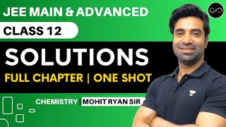 Solutions Class 12  One Shot  JEE Main amp Advanced  Mohit Ryan Sir [upl. by Leon463]