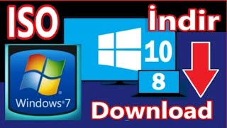 Windows 7 İSO Windows 10 8 indir 32bit 64bit [upl. by Brit]