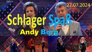 Schlager Spaß mit Andy Borg  Ganze Sendung 27072024 [upl. by Aileahcim]