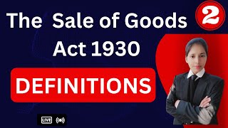 SALES OF GOODS ACT 1930 Formation of the Contract  Part 4  judiciaryLLB Legal Study with Pooja [upl. by Anaya131]