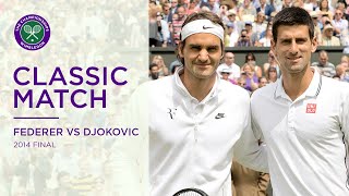 Roger Federer vs Novak Djokovic  2014 Wimbledon Final Replayed [upl. by Assirem]