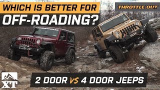 How To Choose The Right Jeep For OffRoading  Wrangler JK 2 Door vs 4 Door OffRoad Comparison [upl. by Bbor744]