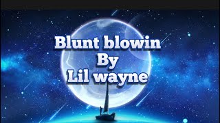 Lil Wayne  blunt blowin lyrics [upl. by Adnilahs]