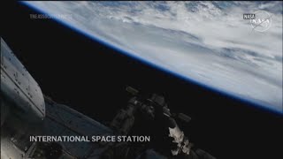 Video Hurricane Helene view from the International Space Station [upl. by Severin]