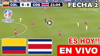 En Vivo Colombia vs Costa Rica Ver Partido Colombia vs Costa Rica Fecha 2 Copa América 2024 hoy [upl. by Adnoma]