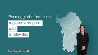 Elezioni Regionali Sardegna 2019  Come si vota [upl. by Akisej530]