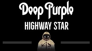 Deep Purple • Highway Star CC 🎤 Karaoke Instrumental Lyrics [upl. by Nomannic]