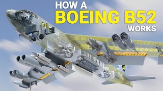 B52 Bomber Boeing Plane  How it Works US Airforce Bomber [upl. by Maller835]