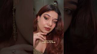 Good old smokey kohl eyes makeupshorts diwalimakeup festivemakeup smokeyeye [upl. by Arela]