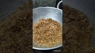 Amma chethi kobbari laddu😋 food foodie laddu [upl. by Avilo287]