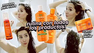 RUTINA de RIZOS con CANTU  attalia dasbel [upl. by Ennaecarg]