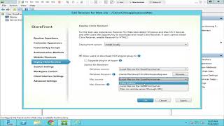 Citrix Storefront How to deploy latest Citrix Receiver on end user devices [upl. by Loggins]