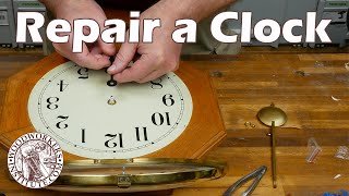 How to Replace a Clock Movement  Woodworkers Institute [upl. by Enilaf]