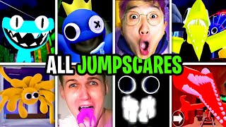 SCARIEST JUMPSCARES ON YOUTUBE RAINBOW FRIENDS GARTEN OF BANBAN POPPY PLAYTIME amp MORE [upl. by Atinihc]