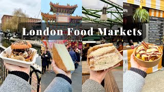 Best LONDON FOOD MARKETS  Camden Borough Mercato and Maltby [upl. by Heisel75]