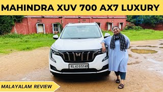 I Mahindra XUV 700 AX7 Luxury Edition  Malayalam Review  rechuscarcast [upl. by Delia]