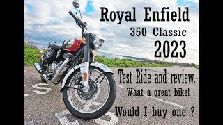 The BMAD Episode 17 Test ride and review on the Royal Enfield 350 Classic 2023 [upl. by Kolva146]